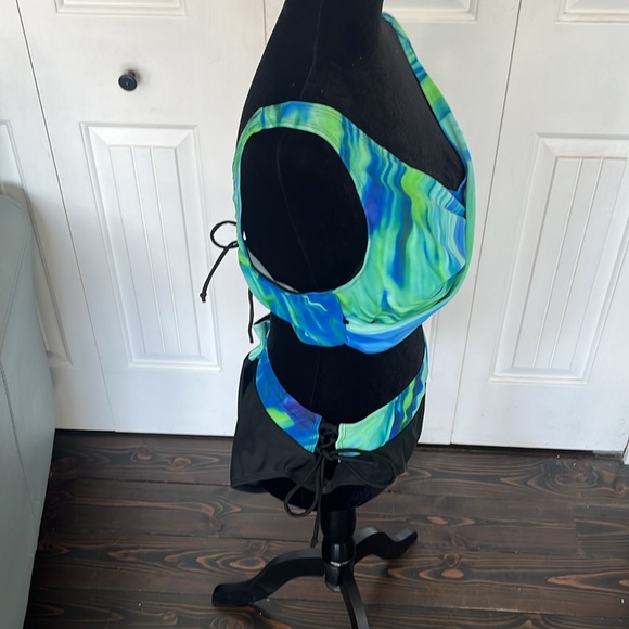 ENJOYW Push Up Wrap Cross Bra Briefs Bathing Suit Swimsuit Bikini Set - Picture 2 of 4